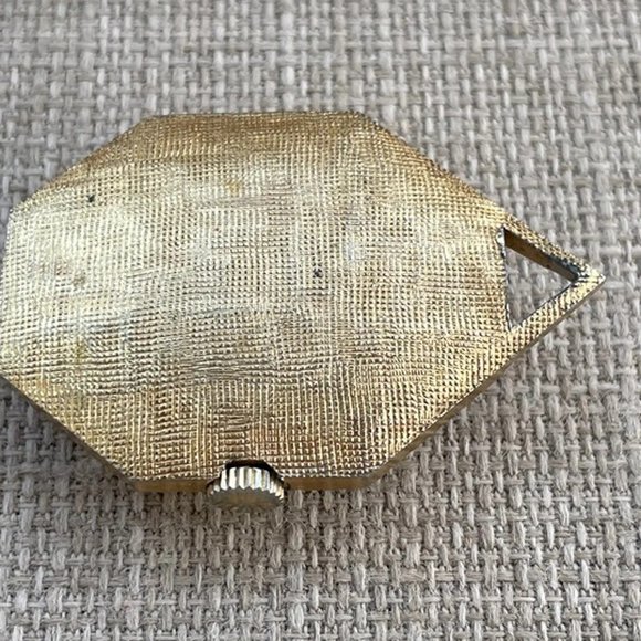 Vintage Sutton Watch Necklace Swiss Made Gold Tone Hand Winding Pocket Watch - Picture 6 of 11